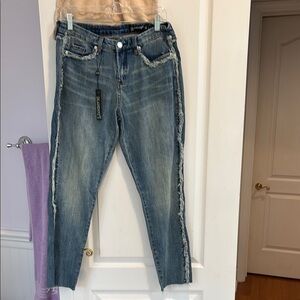 NWT Women's Blue Distressed Jeans
